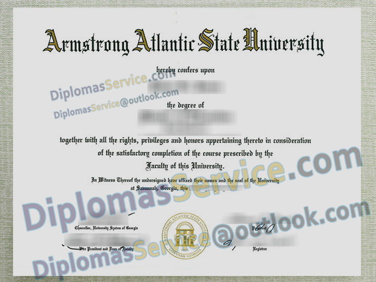 Armstrong Atlantic State University diploma, Armstrong Atlantic State University degree,