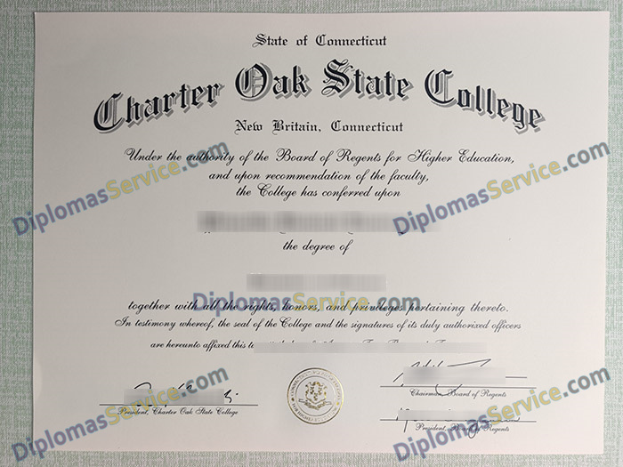 Charter Oak State College diploma, Charter Oak State College degree,