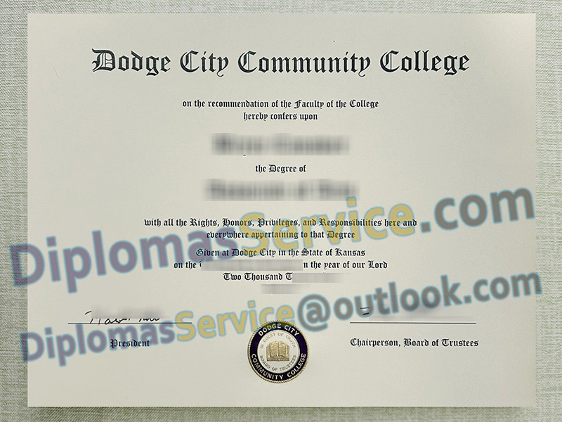 Dodge City Community College diploma, Dodge City Community College degree,