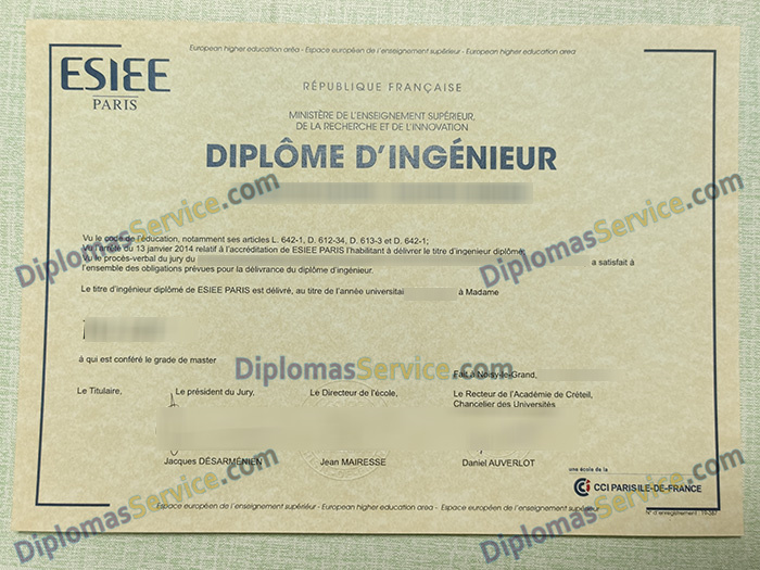 ESIEE Paris diploma, ESIEE Paris degree,