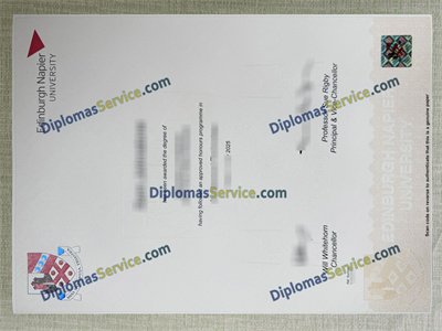 Edinburgh Napier University diploma