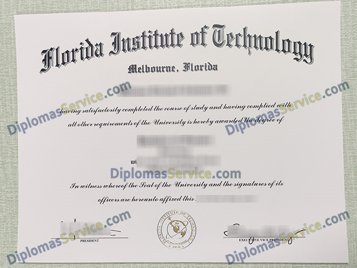 Florida Institute of Technology diploma, Florida Tech degree,