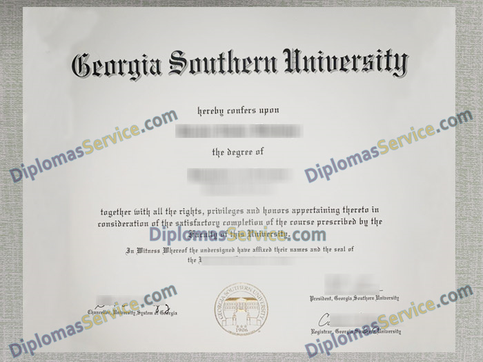 Georgia Southern University diploma, Georgia Southern University degree,