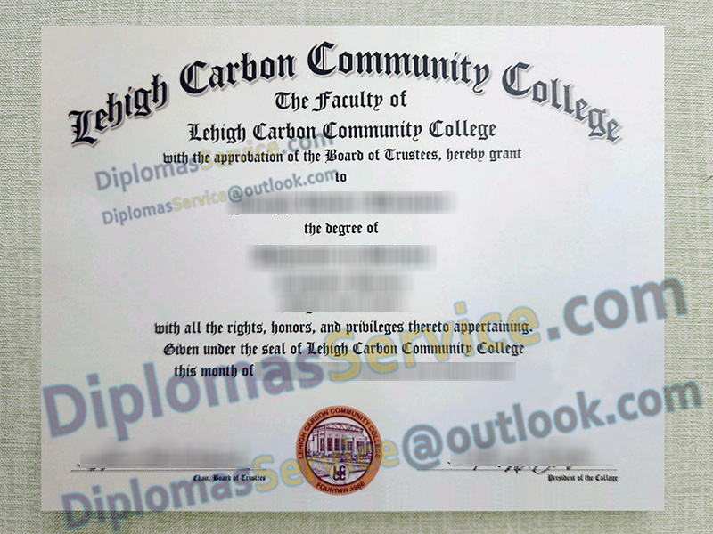 Lehigh Carbon Community College diploma, Lehigh Carbon Community College degree,