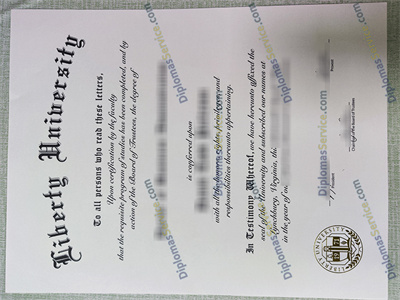 Liberty University certificate