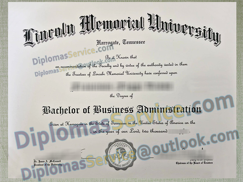 Lincoln Memorial University diploma, Lincoln Memorial University degree,