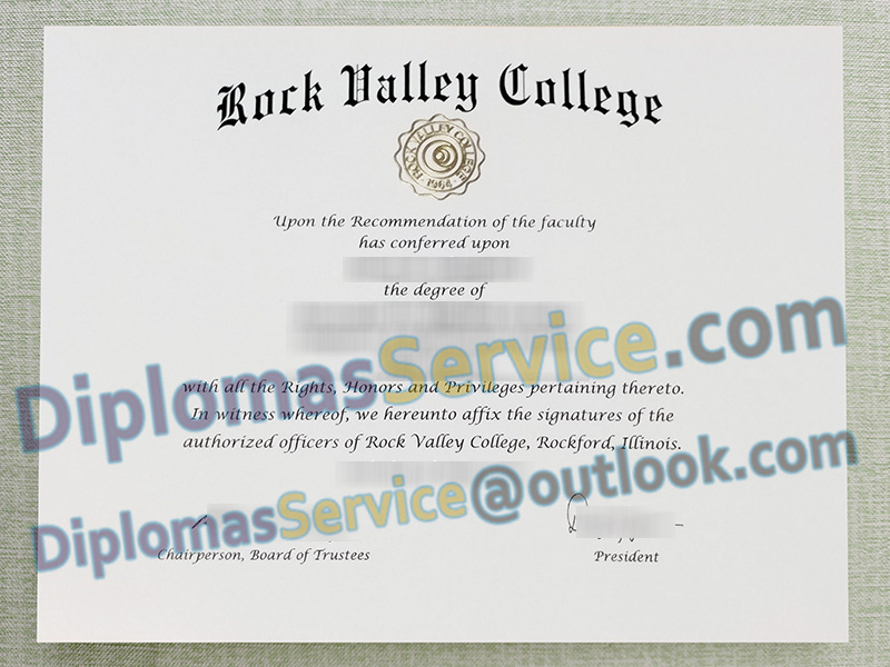 Rock Valley College diploma, Rock Valley College degree,