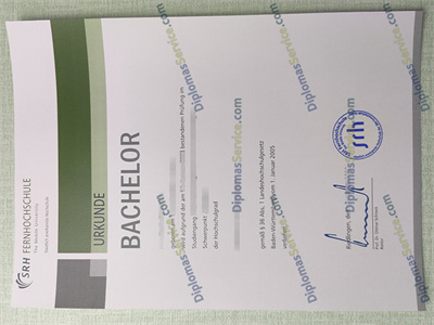SRH Fernhochschule diploma