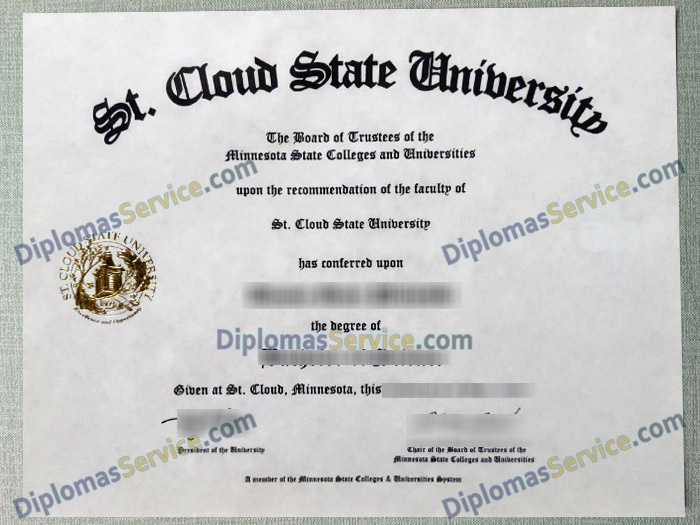 St. Cloud State University diploma, St. Cloud State University degree,