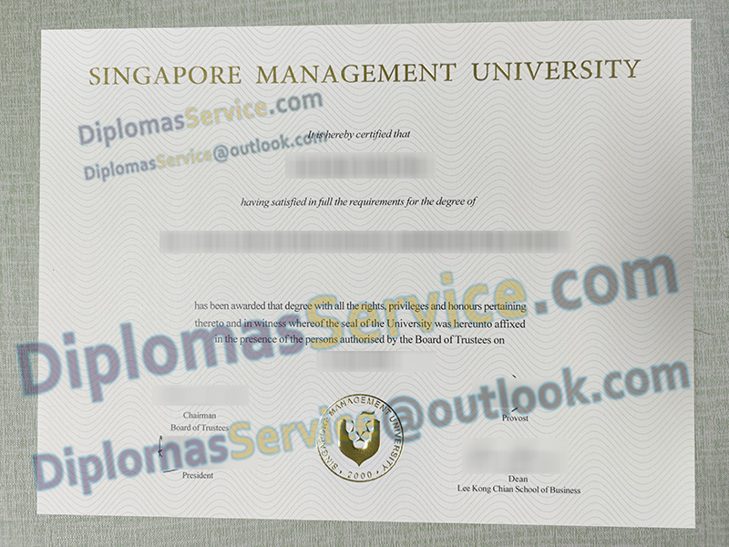 Singapore Management University degree, Singapore Management University diploma,