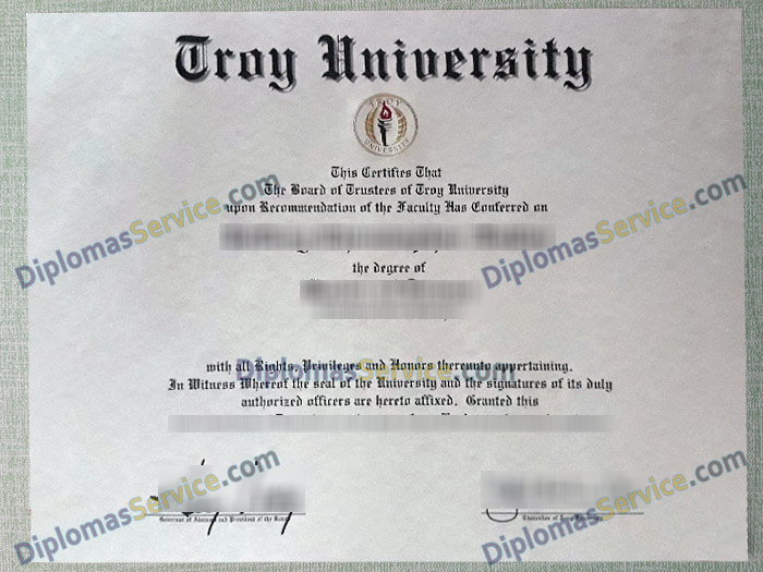 Troy University diploma, Troy University degree,