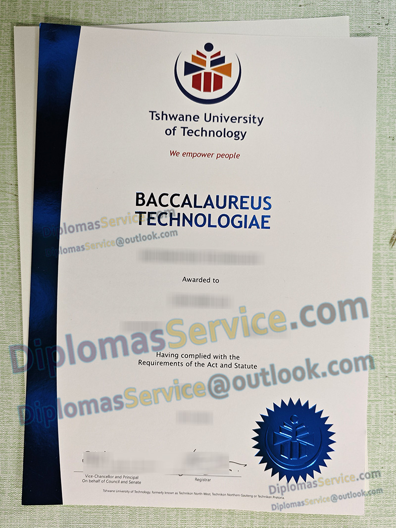 Tshwane University of Technology degree, Tshwane University of Technology diploma,