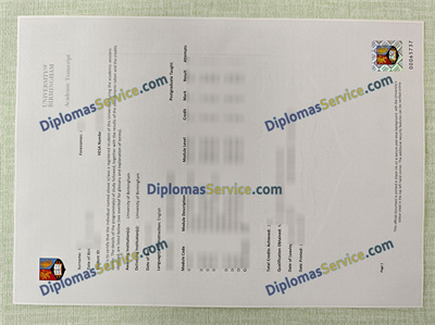 University of Birmingham transcript