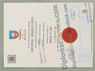 University of Botswana certificate
