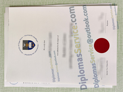 University of Cape Town certificate