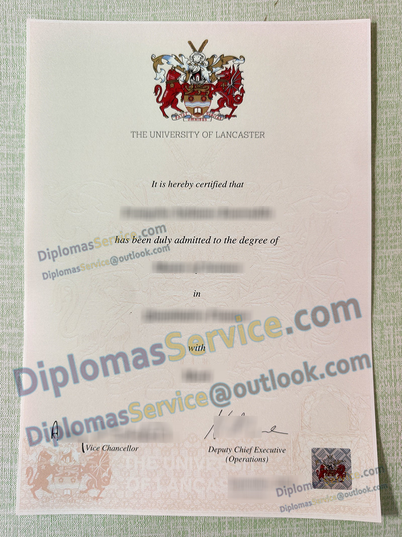 University of Lancaster degree, University of Lancaster certificate,