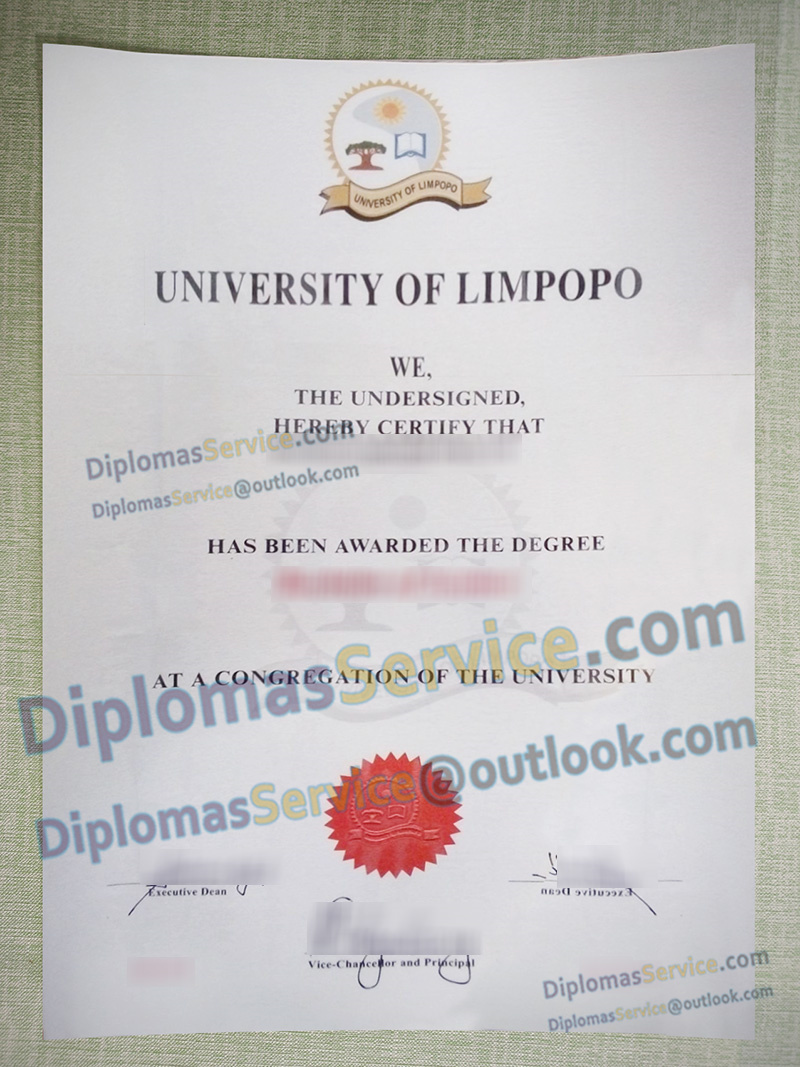 University of Limpopo degree, University of Limpopo diploma,