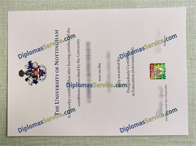 University of Nottingham diploma