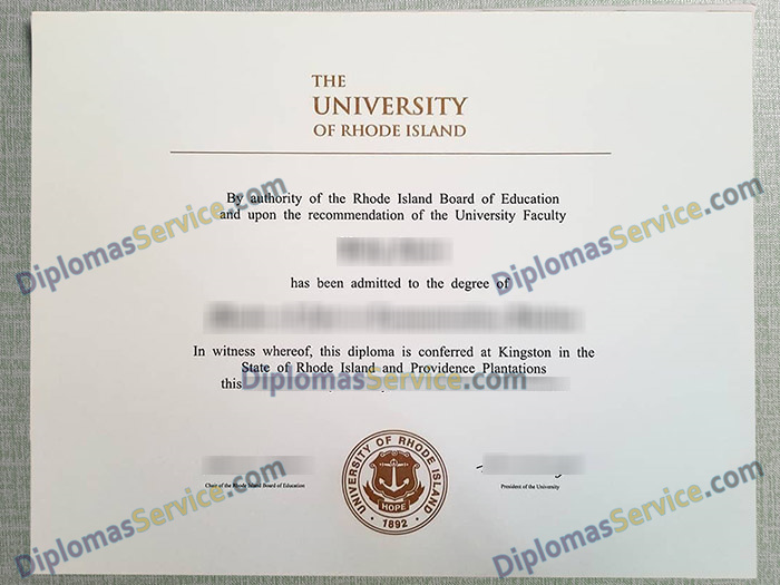 University of Rhode Island diploma, University of Rhode Island degree,