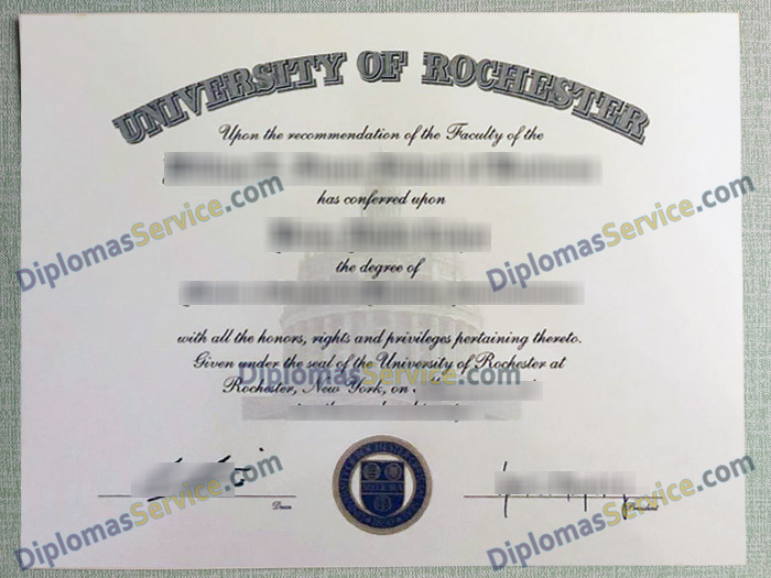 University of Rochester diploma, University of Rochester degree,
