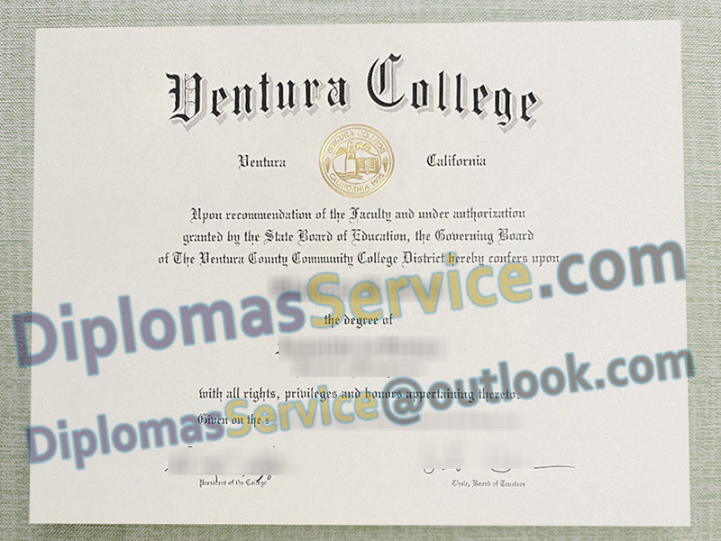 Ventura College diploma, Ventura College degree,