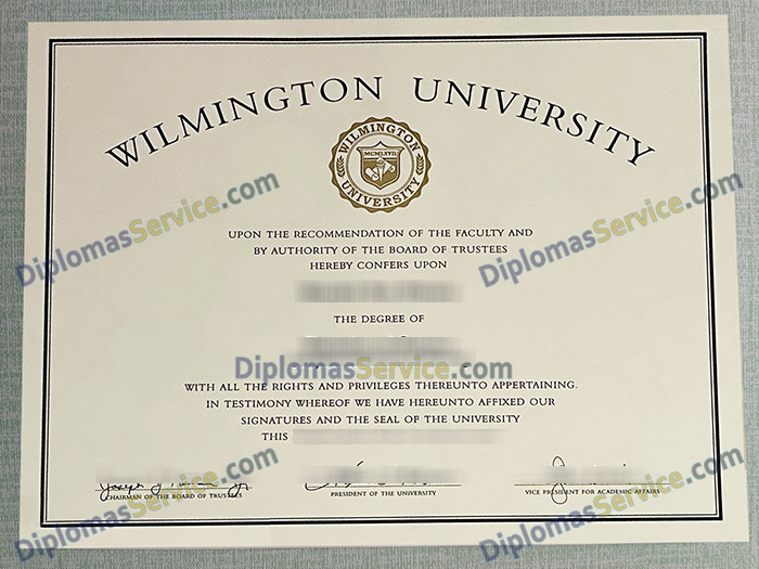 Wilmington University diploma, Wilmington University degree,