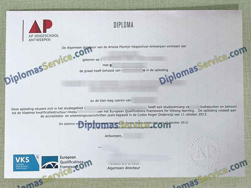 AP Hogeschool Antwerpen diploma, AP Hogeschool Antwerpen degree,