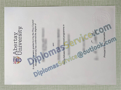 Abertay University diploma