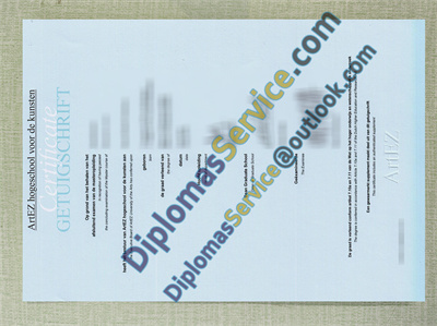 ArtEZ hogeschool certificate