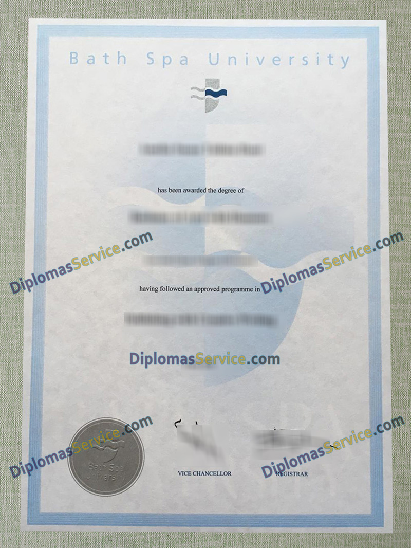 Bath Spa University diploma, Bath Spa University certificate,
