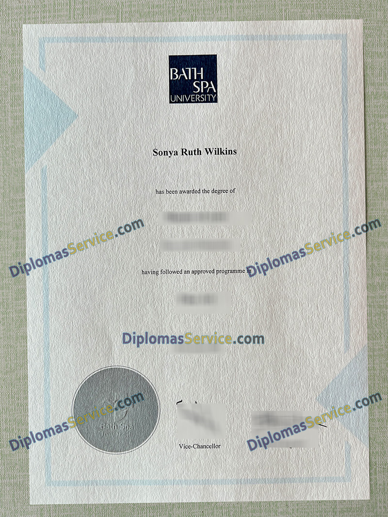Bath Spa University degree, Bath Spa University certificate,