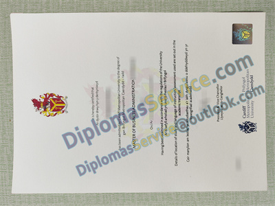 Cardiff Metropolitan University diploma