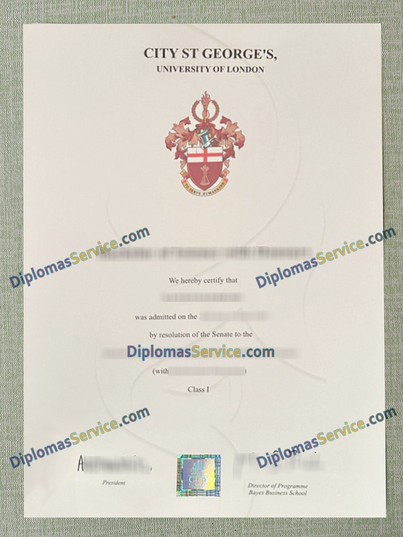 City St George's University of London degree,