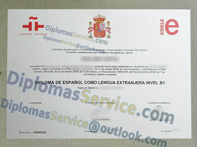 DELE diploma, Diploma de Español como Lengua Extranjera,