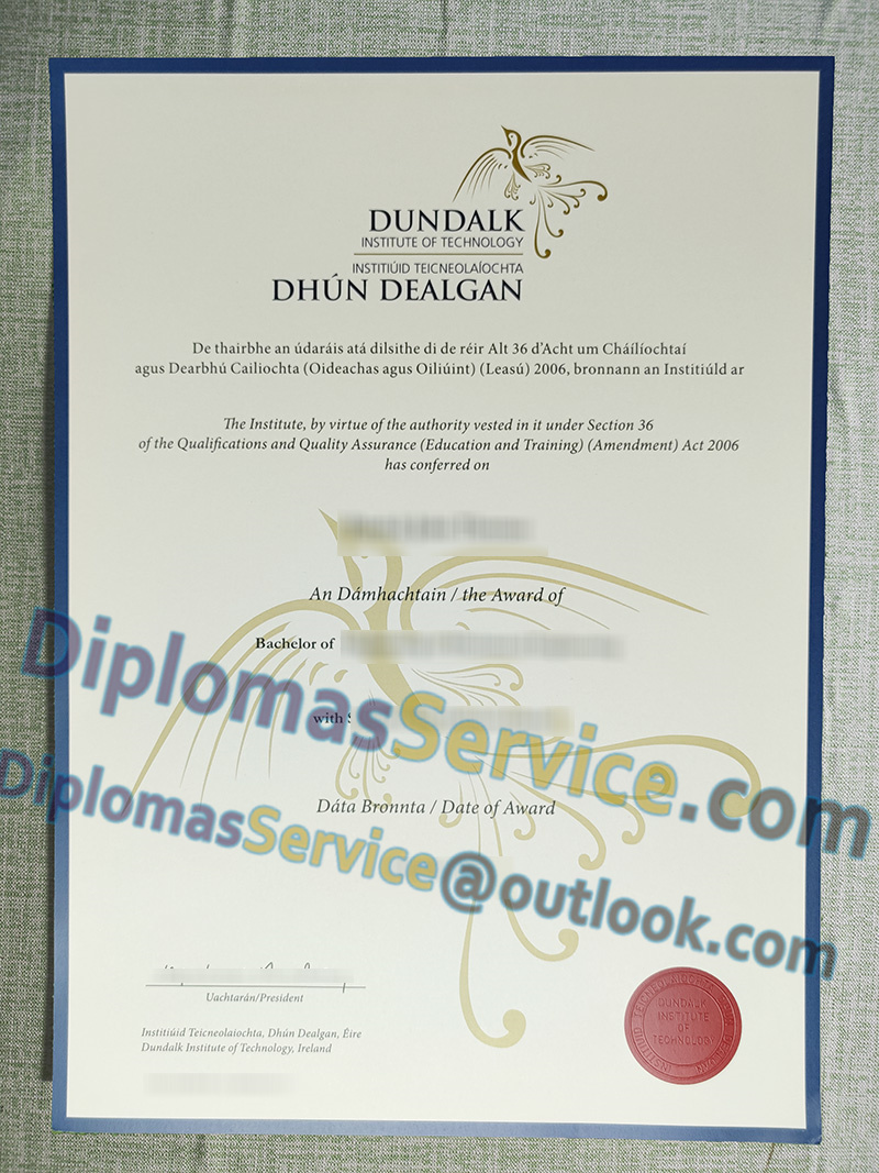 Dundalk Institute of Technology degree, Dundalk Institute of Technology diploma,