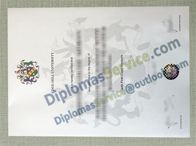 Edge Hill University diploma