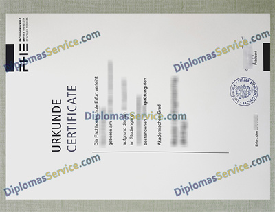 Fachhochschule Erfurt diploma