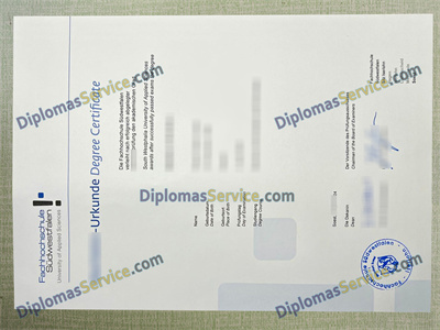 Fachhochschule Südwestfalen diploma