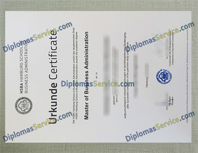 Hamburg School of Business Administration diploma