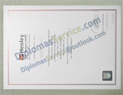 Henley Business School MBA degree