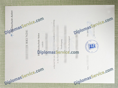 Hochschule Aalen diploma