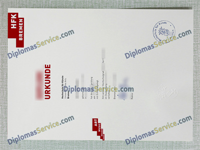 Hochschule für Künste Bremen diploma