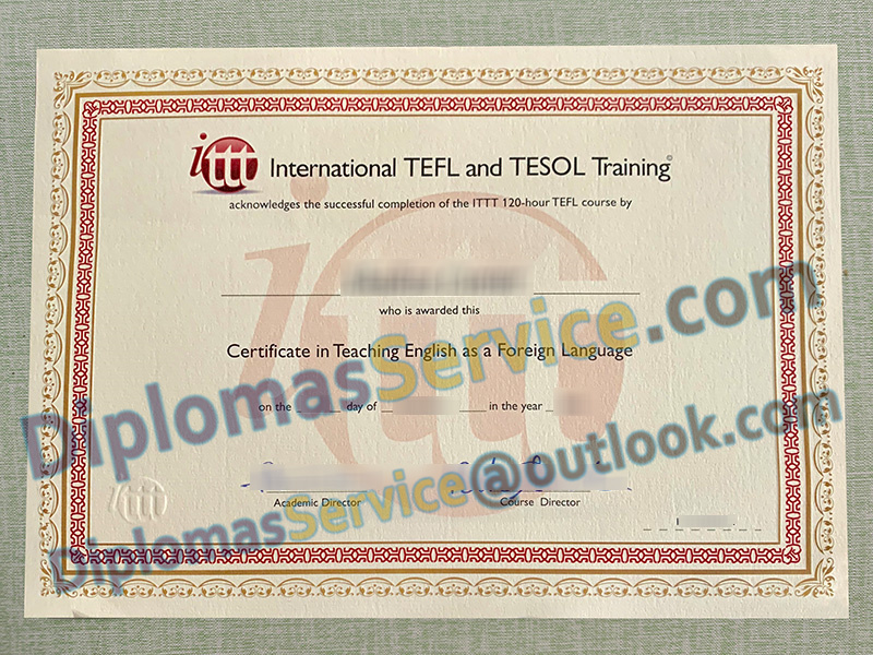 ITTT TESOL certificate, buy TEFL certificate,
