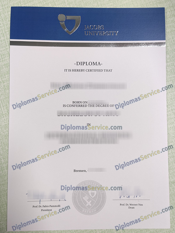 Jacobs University diploma, Jacobs University degree,