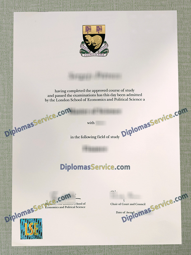 LSE degree, London School of Economics and Political Science diploma,