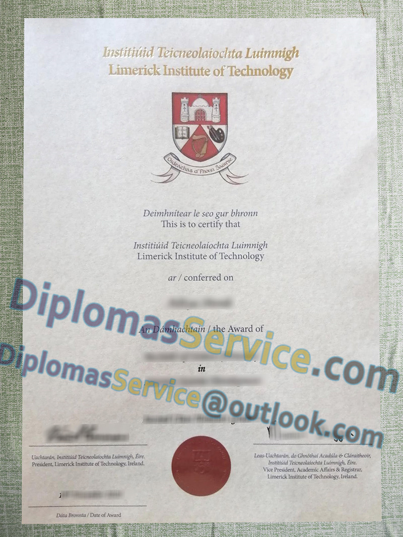Limerick Institute of Technology diploma, Limerick Institute of Technology degree,