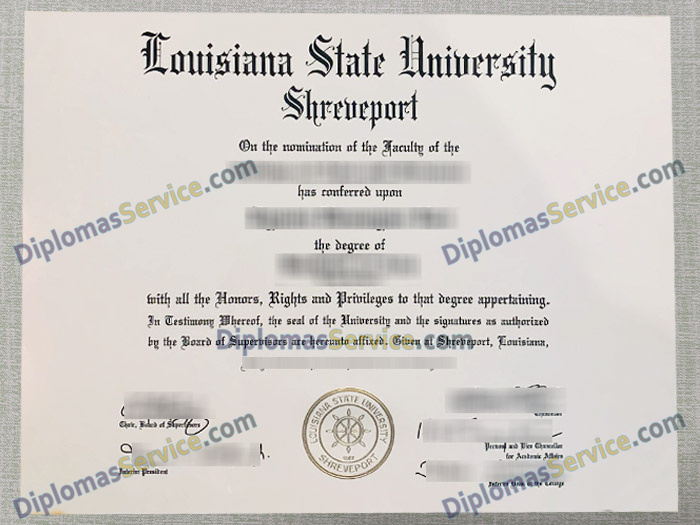 Louisiana State University Shreveport diploma, Louisiana State University Shreveport degree,