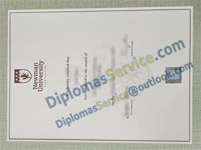 Newman University diploma