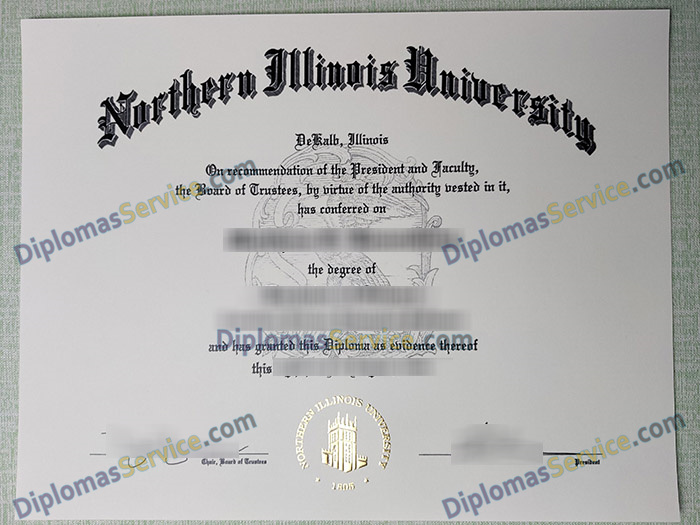 Northern Illinois University diploma, Northern Illinois University degree,