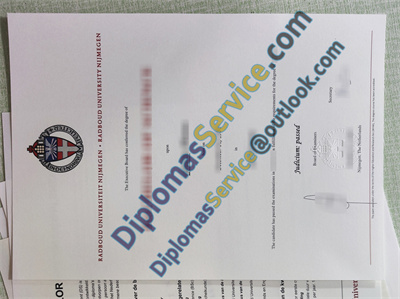 Radboud University certificate